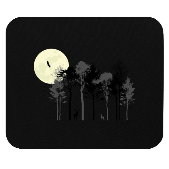 Deer forest Mouse Pads