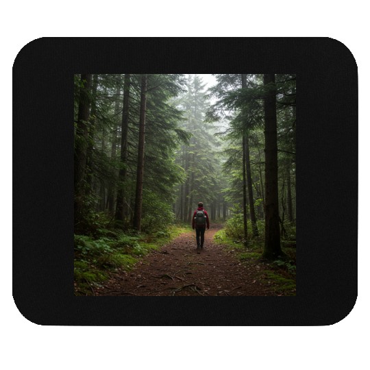 Enchanted Forest Nature Scene Mouse Pads