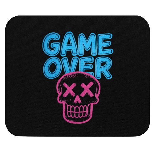 GAME OVER GLOW Mouse Pads