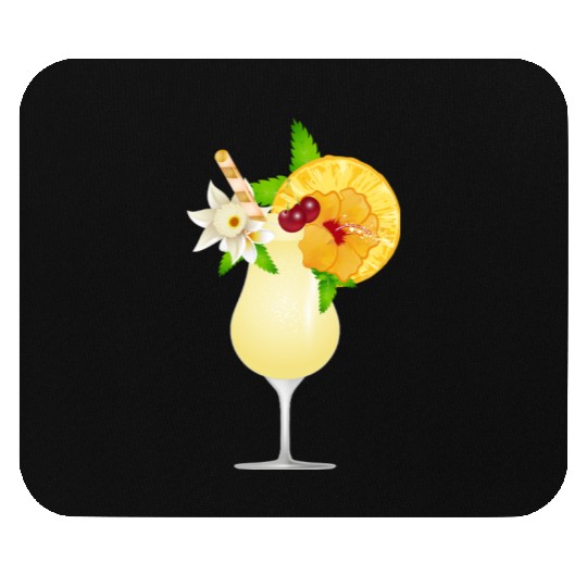 Summery cocktail decorated with fruit Mouse Pads