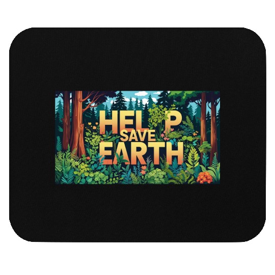 help save earth Mouse Pads