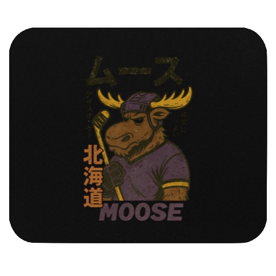 Vintage Minnesota Moose Hockey Japan Version Mouse Pads