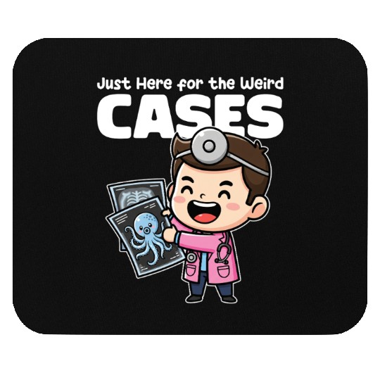 JUST HERE FOR THE WEIRD CASES - DOCTOR GIFT Mouse Pads