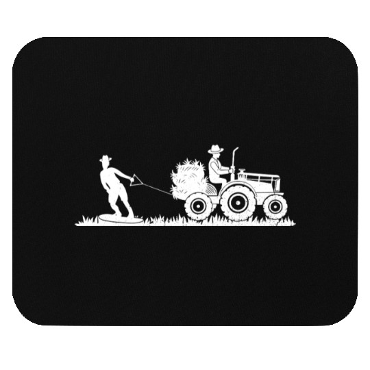 Funny Wakeboarding Farmer Wakesurfing Wakeboarding Mouse Pads