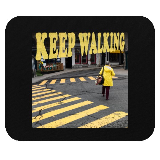 Yellow Crosswalk Vibes Mouse Pads