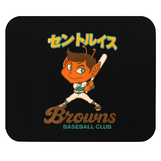 Vintage St Louis Browns Baseball Japan Version Mouse Pads