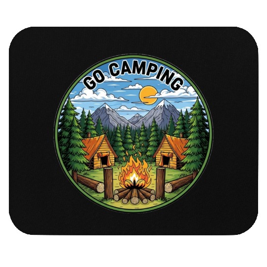Go Camping Mouse Pads