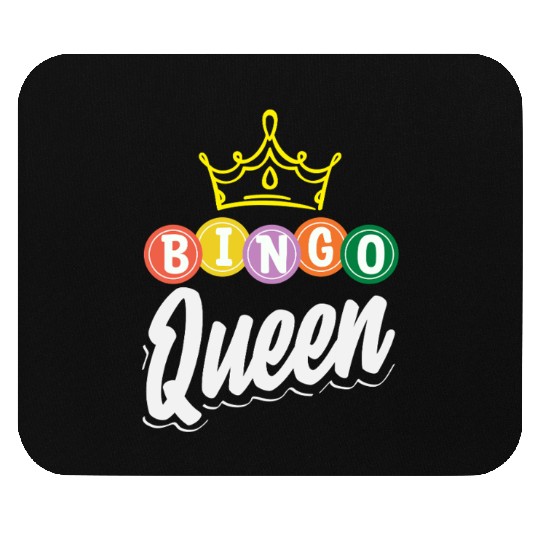 Bingo Queen Bingo Player Royalty Mouse Pads