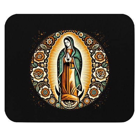 Our Lady of Guadalupe Mother Mary Art Mouse Pads