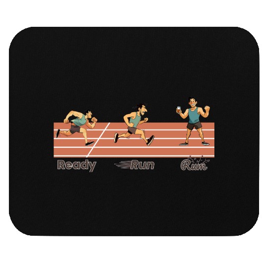 Runners Race Day, Daily Training, Ready Run Rum Mouse Pads