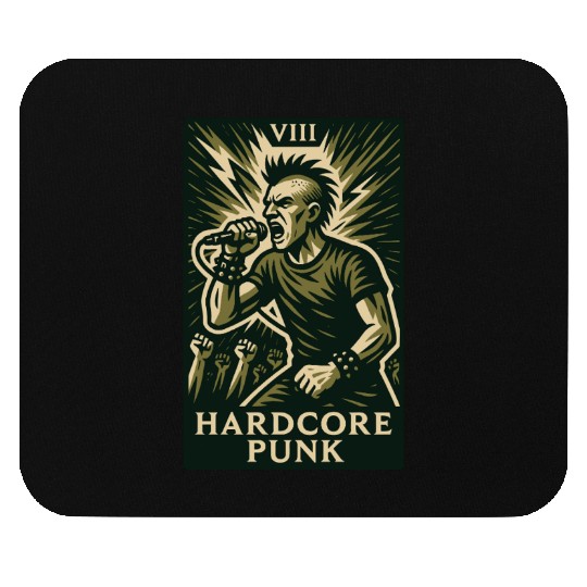 Hardcore Punk (Card VIII) Mouse Pads