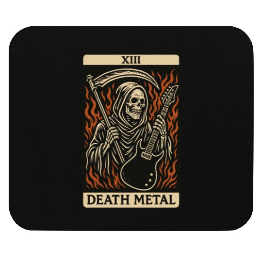 Death Metal (Card XIII) Mouse Pads