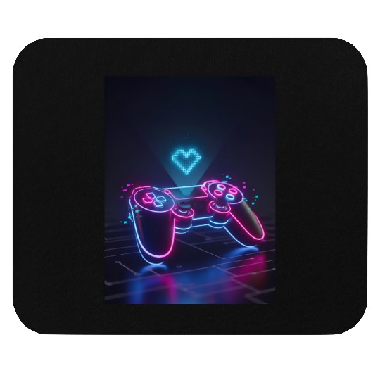 Cyberpunk Gaming Controller Mouse Pads