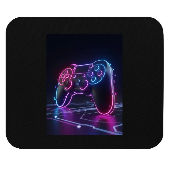 Cyberpunk Gaming Controller Mouse Pads