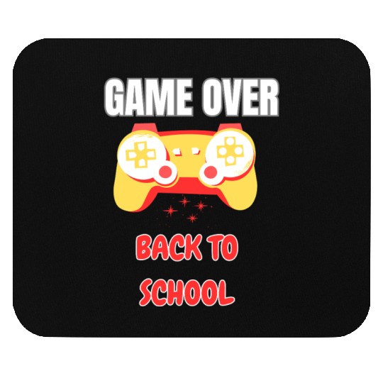 Funny Game Over Back to School Mouse Pads