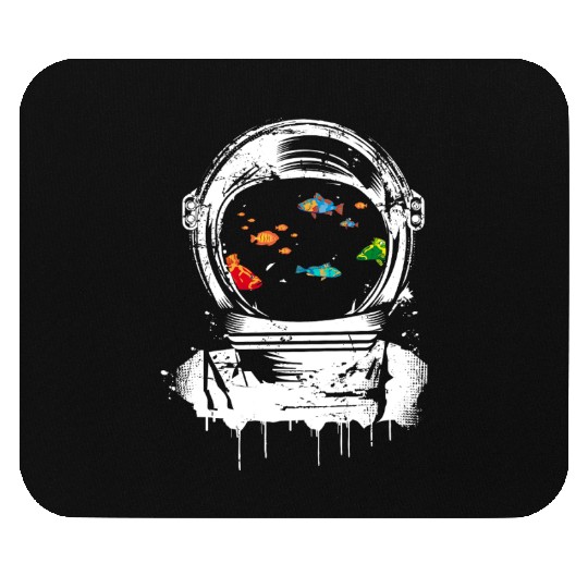 Fish in an Astronaut Helmet – Fantasy Meets Space Mouse Pads
