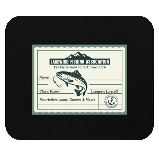 Fishing License PR Mouse Pads