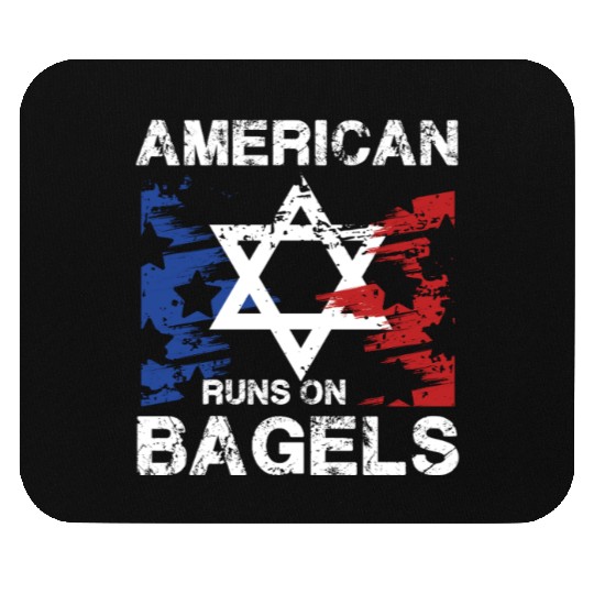American Pride with Star and Bagel Spirit Mouse Pads