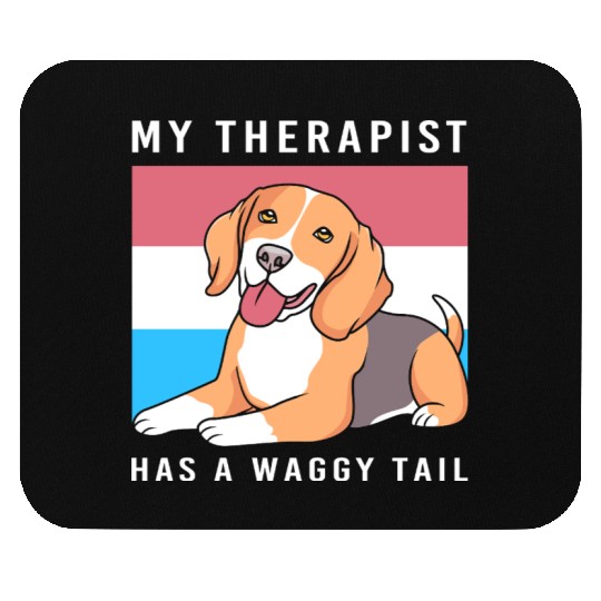 Therapy Dog Lover Psychology Therapist Mouse Pads