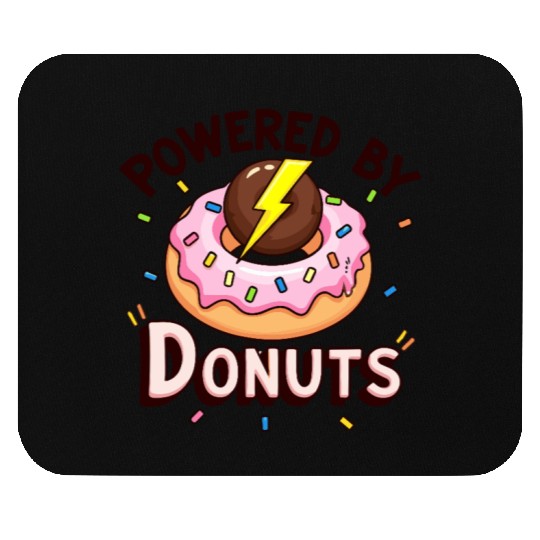 Powered By Donuts Mouse Pads