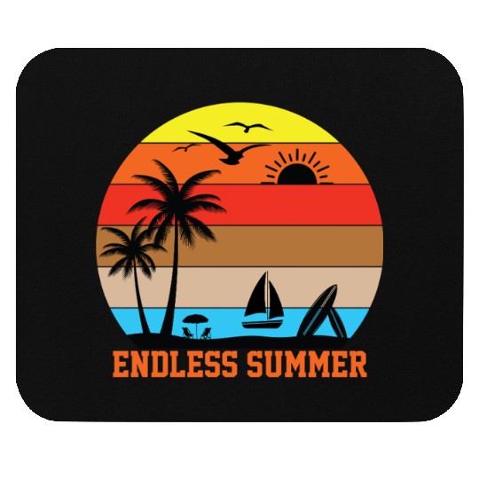Endless Summer Sunset Design Mouse Pads