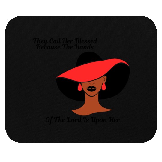 A Blessed Woman Mouse Pads
