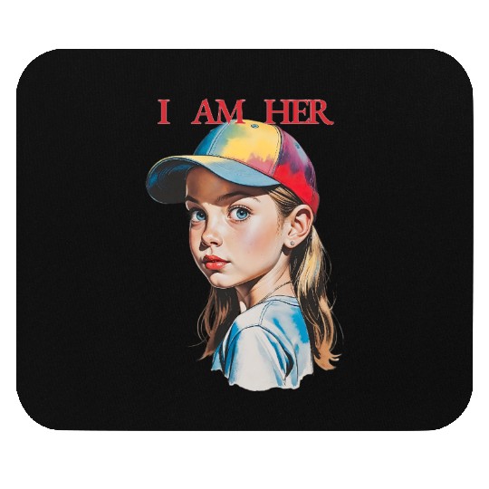 Women Empowerment Courageous Girl Mouse Pads