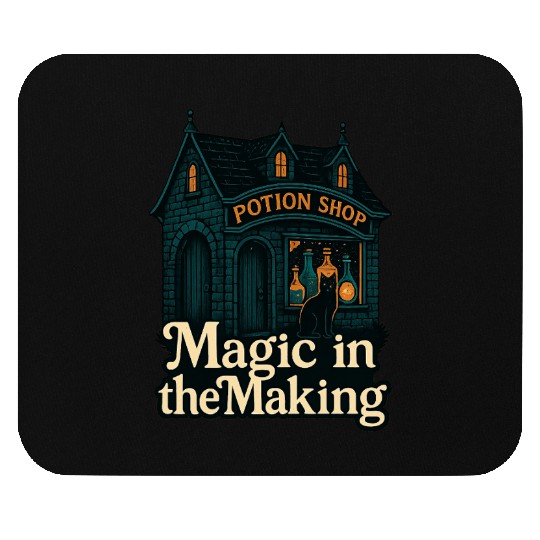 Potion Shop Witchcraft Design Mouse Pads