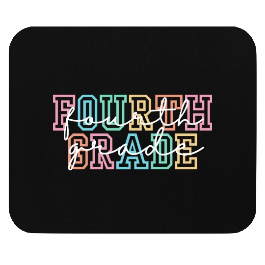 Fourth Grade Teacher Mouse Pads, 4th Grade Teacher Shir