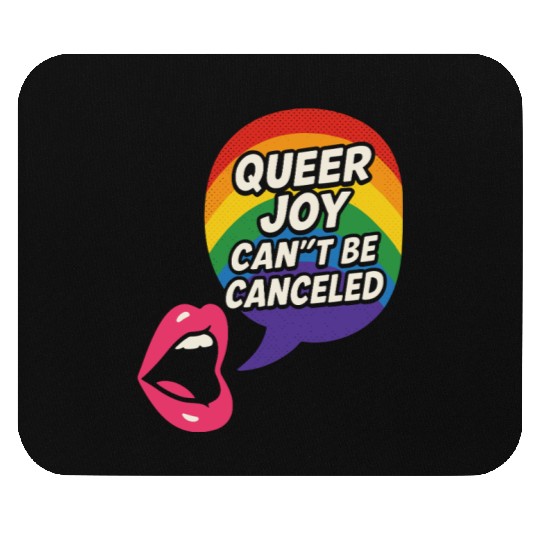 Queer Pride Queer Joy LGBTQ+ Affirmation Trans Mouse Pads