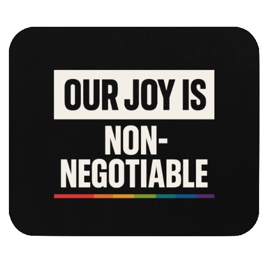 Queer Pride Queer Joy LGBTQ+ Affirmation Trans Mouse Pads