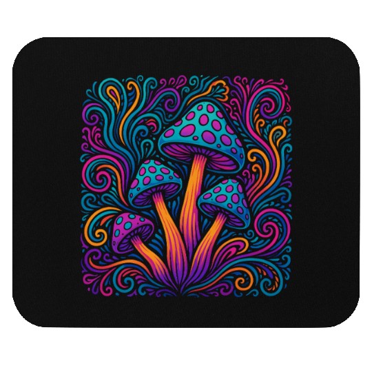 Psychedelic Mushroom Dream Mouse Pads