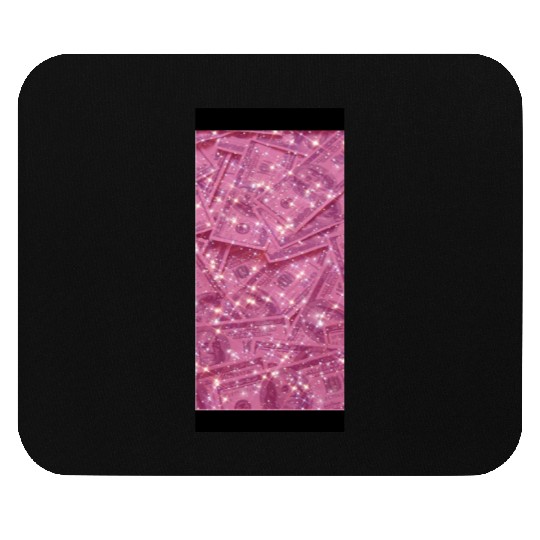pink Money princess Mouse Pads