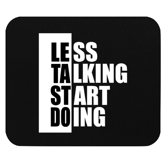 Inspirational Minimalist Typography Design Mouse Pads