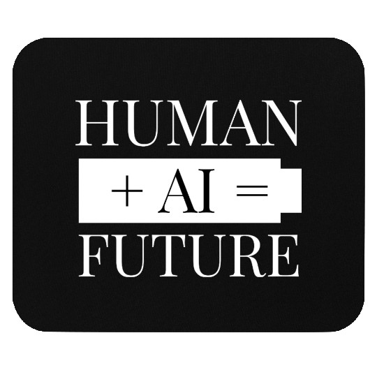 Human AI Future Mouse Pads