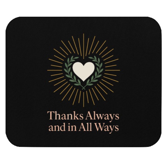 Gratitude Mindfulness Positive Affirmation Daily Mouse Pads