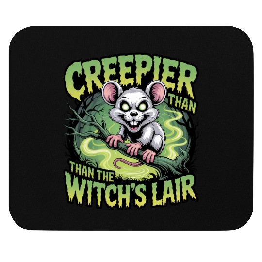 Creeper Mouse in Witch's Lair Design Mouse Pads