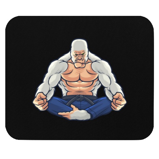 Armored Gorilla Meditation - Yoga Mouse Pads