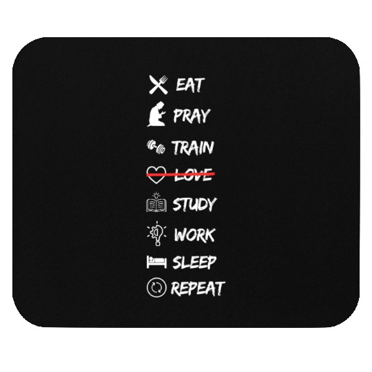 No Time for Love – Work, Gym & Money Motivational Mouse Pads
