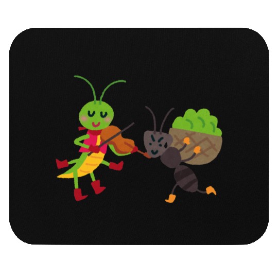 Work Hard, Play Loud – Ant & Cicada LifeTee Mouse Pads
