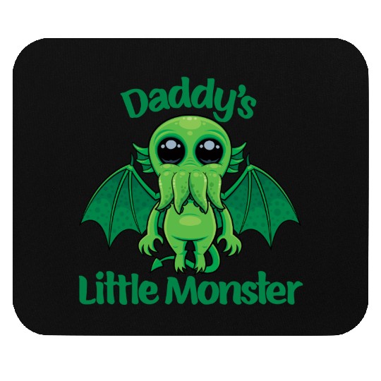 Daddy’s Little Monster Cute Baby Cthulhu Mouse Pads