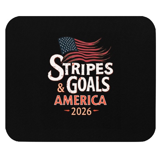 Stars, Stripes & Goals – USA Soccer World Cup 2026 Mouse Pads