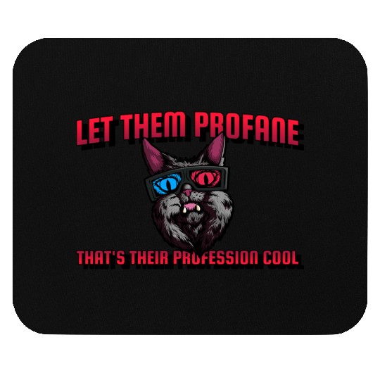 Black Cat Techno Show Mouse Pads