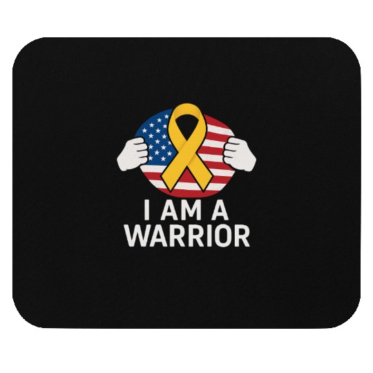 American Warrior of Strength & Awareness Mouse Pads