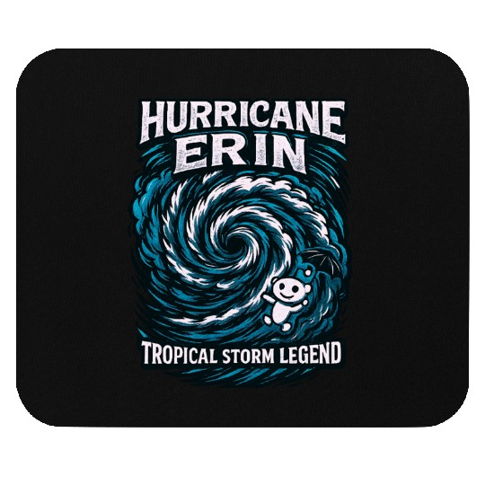 Hurricane Erin Tropical Storm Legend Mouse Pads
