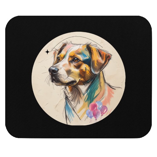 Dog Balloon Mouse Pads