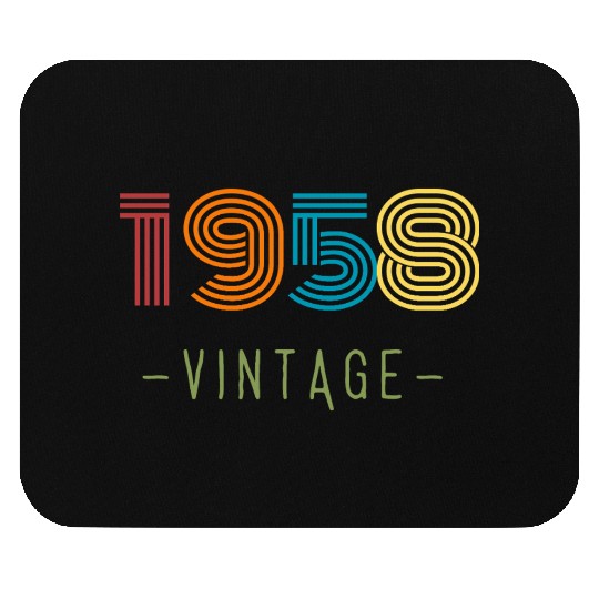 VINTAGE 1958 NEON RETRO DESIGN Mouse Pads