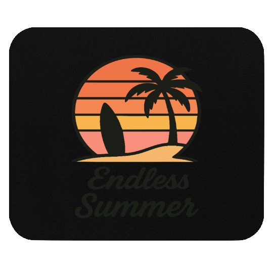 Endless Summer Sunset Scene Mouse Pads