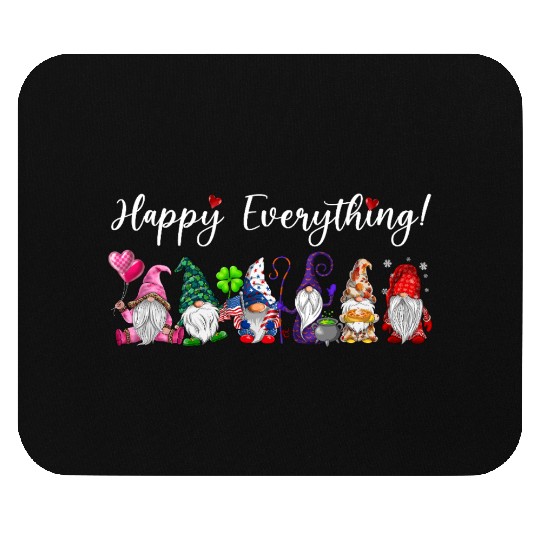 Happy Everything Gnomes Every Seasons All Year Mouse Pads