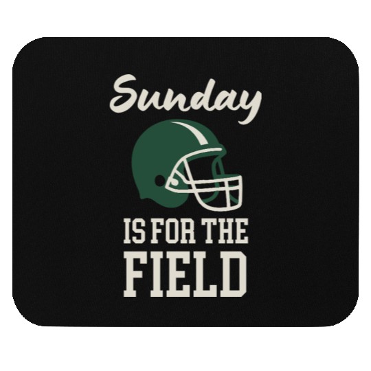 Sunday Football Field Design Mouse Pads